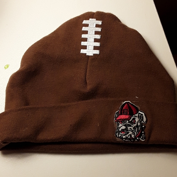 Newborn football Georgia Bulldogs hat - Picture 1 of 2